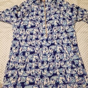 Lilly pulitzer elephant pullover xs